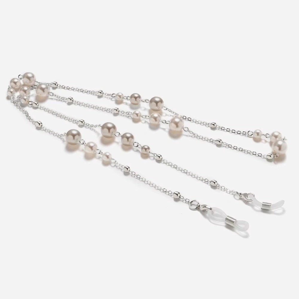 Trendy Pearl Beaded Sunglass C - đánh giá và giá Mask Lanyard Adjustable